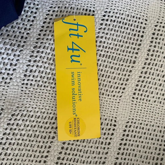 Fit 4 U Fitted Navy Swim Short - sz. 16 - Picture 6 of 6